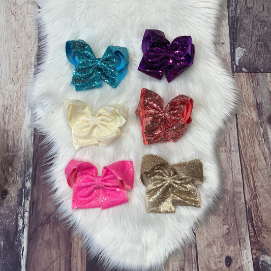 Sequin Extra Large Hair Bows