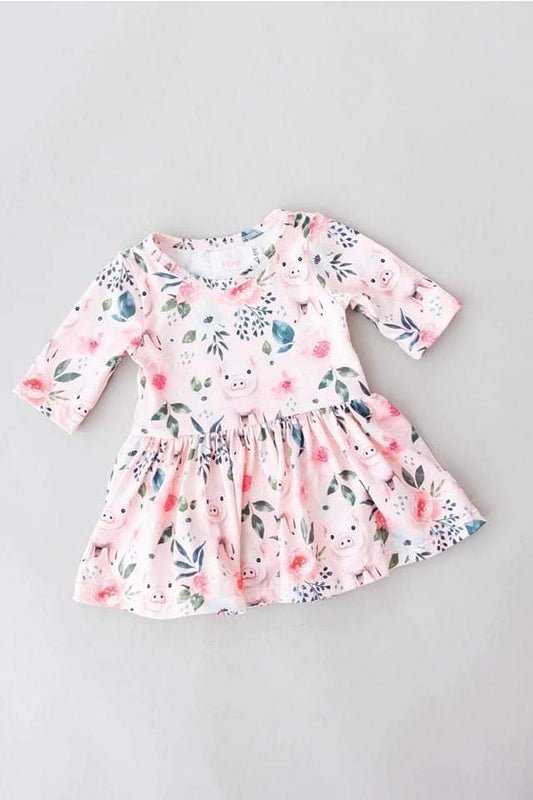 This Little Piggy skirted romper