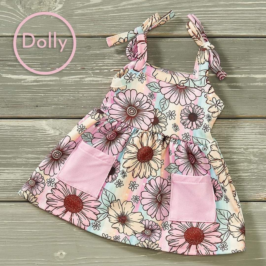 Summer Floral doll dress