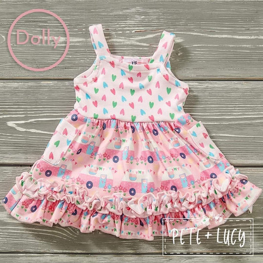 Ridin Retro doll dress