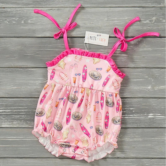 Miss Malibu infant romper