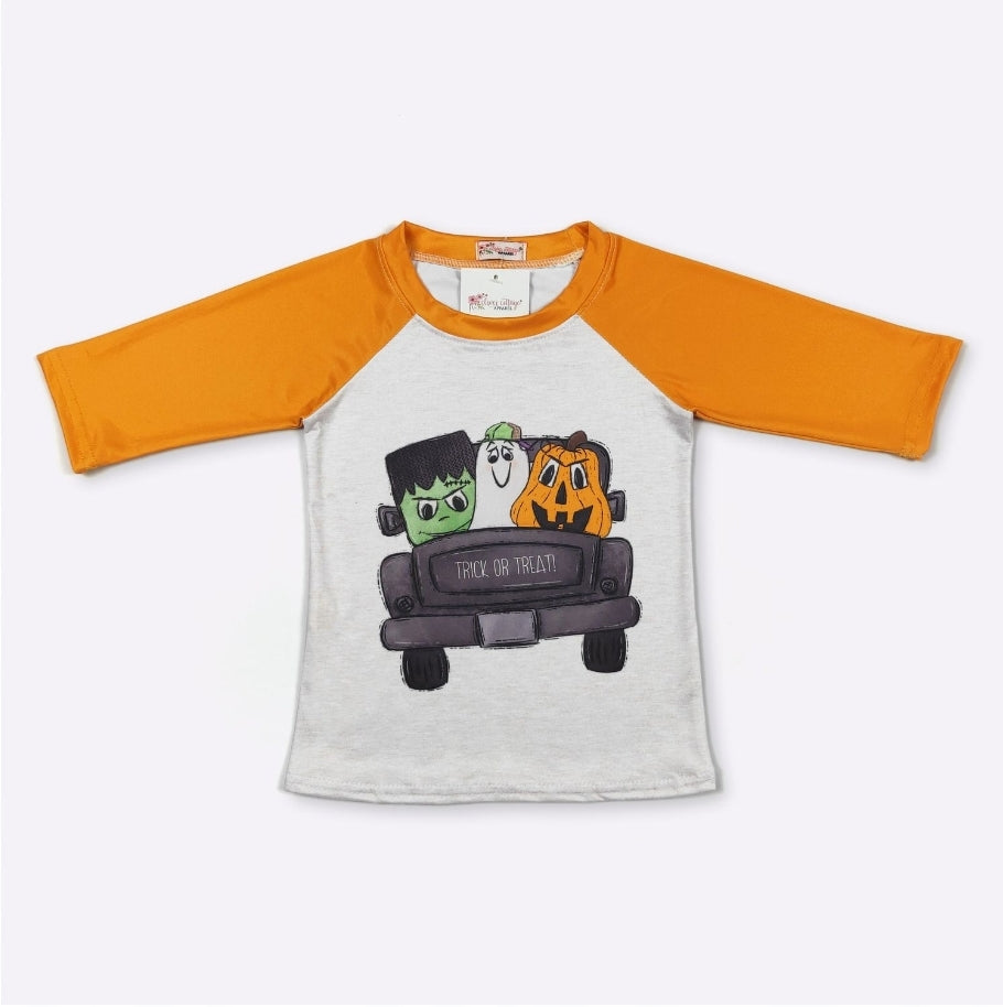 Trick Or Treat Trunk raglan