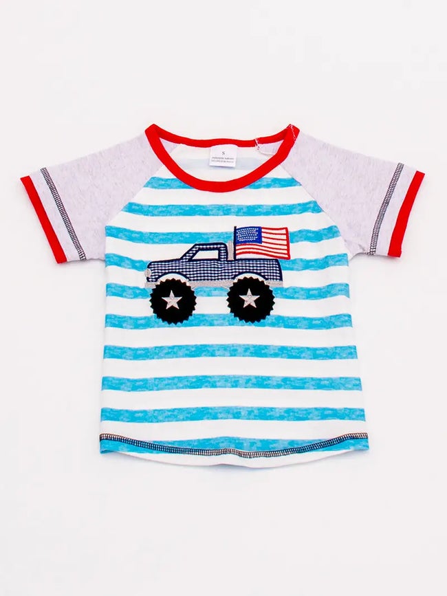 Patriotic Truck Shirt